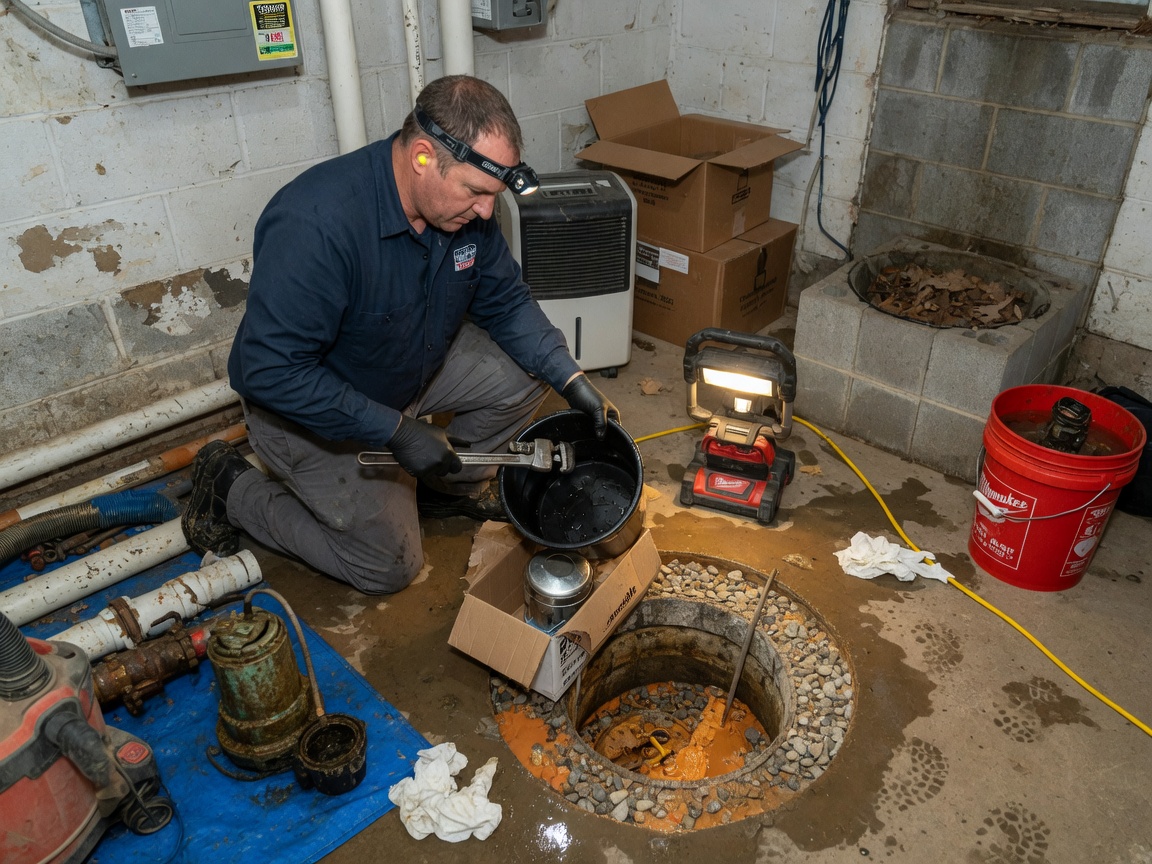 Sump Pump Replacement in Toledo